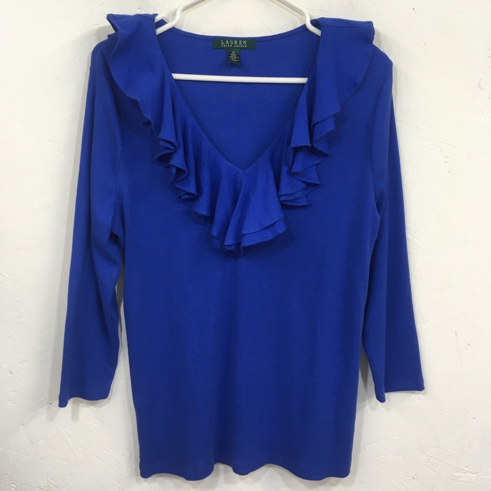 Lauren Ralph Lauren Ruffle Top